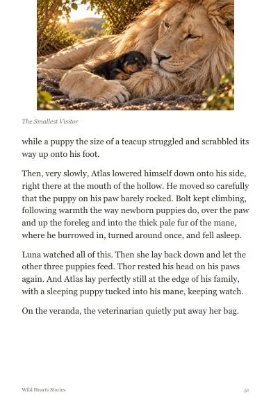 An actual page from the illustrated novella